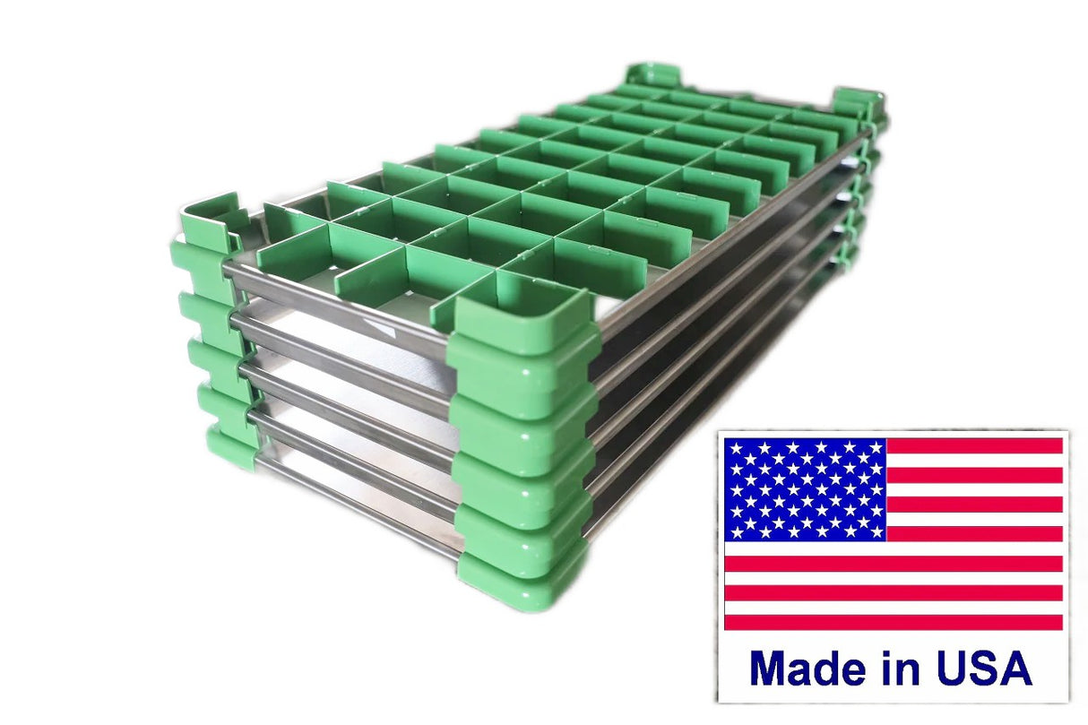 "Locking" Freeze Dryer CORNER Tray Stackers