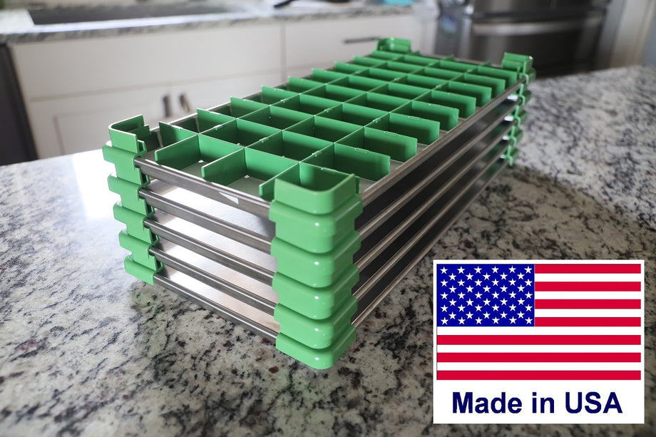 PIAOLGYI 16 Pcs Tray Stackers for Harvest Right Freeze Dryer Accessories Compatible with Harvest Right Trays,Black(ONLY Tray Stackers)